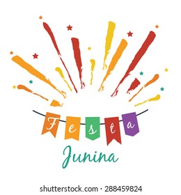 Latin American holiday Festa Junina vector illustration