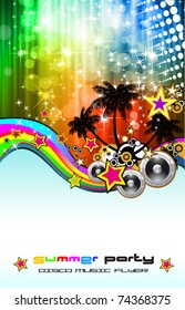 Latin Disco Event Flyer for Posters or Brochures