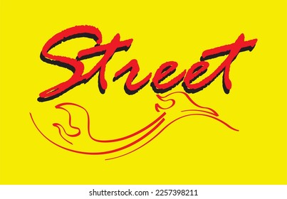 Latin inscriptions, street names, twists and turns, unique graffiti art, red colors