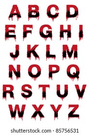 Latin symbol font with drop
