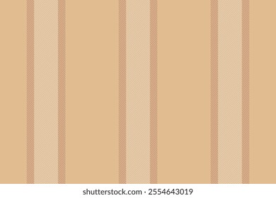 Latin textile seamless vector, scrapbook fabric texture pattern. Kit background vertical lines stripe in orange and light colors palette.