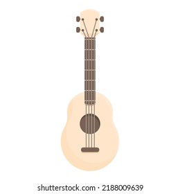 Latin ukulele icon cartoon vector. Acoustic art. Summer music