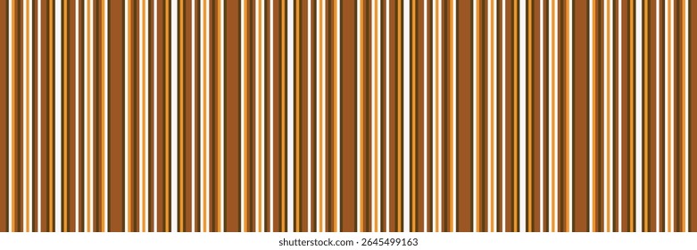 Latin vector vertical lines, service pattern seamless background. Symmetry stripe texture textile fabric in orange and amber colors palette.