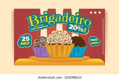 LatinAmerican food brazilian food brigadeiro banner