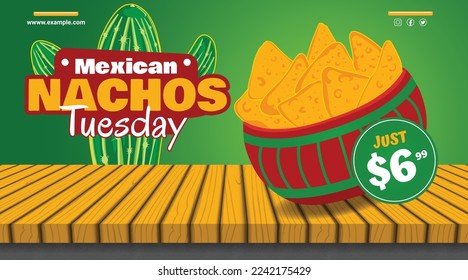 LatinAmerican food mexican food nachos banner