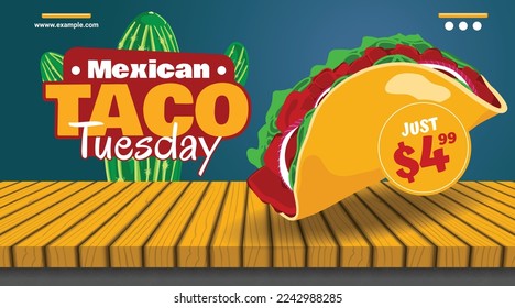 LatinAmerican food mexican food taco banner 