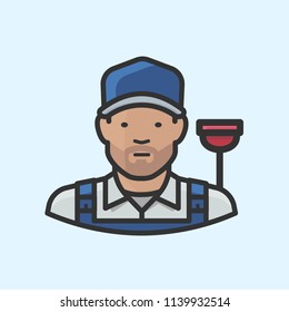 Latino Male Plumber