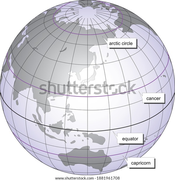 Latitude and longitude map. Earth latitude and\
longitude. Changeable\
color