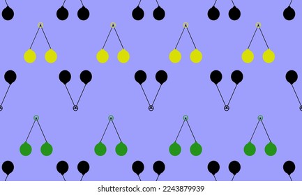 lato-lato toy vector abstract pattern