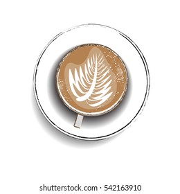 latte art coffee