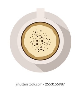 Latte Cup Vector Illustration - 02