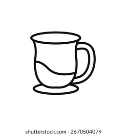 coleção de ícones latte estilo .design com plano de fundo