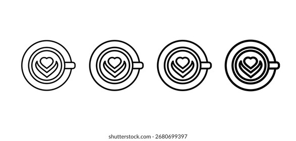 Latteart Multiple Line Icon Element