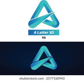 A Latter 3D Logo V2