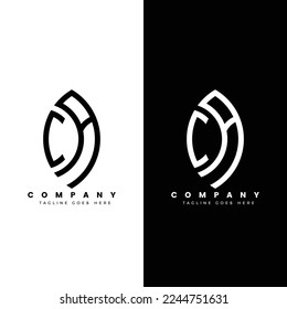 latter ac or ca logo design 