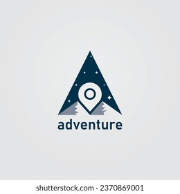 A latter Adventure logo and vector