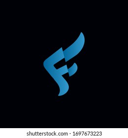 Latter Alphabet F Flow logo .Initial letter F logo with splash background. letter combination logo design for creative industry web business and company.Water Splash Vector And Drop Set - Isolated . 