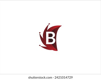 LATTER B creative initial latter logo . company logo.