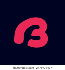 Latter B F Logo Design, minimalist and modern