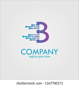 Latter B Logo Template Design
