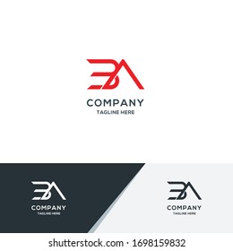 Latter BA Logo. A unique, exclusive, elegant, professional, clean, simple, modern logo. Great logo for any company with strong feels, It would be perfect for your company