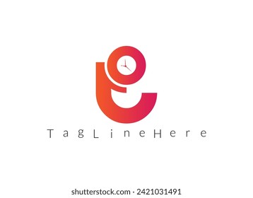to latter Clock logo. This logo can be used for watchmakers design