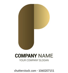 latter D Logo Template. Logo Template. Stock Vector.