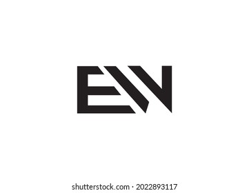 último diseño de logotipo único de EW