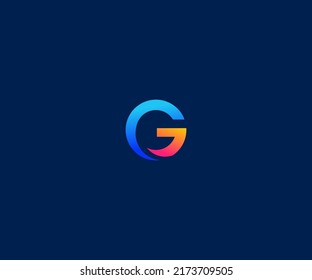 Latter G Logo Template vector Abstract Monogram Symbol	