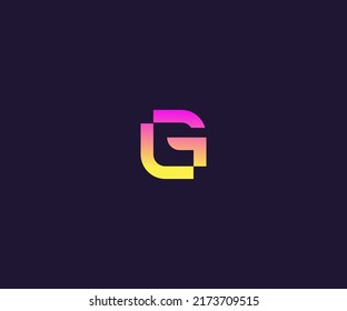 Latter G Logo Template Vector Abstract Stock Vector (Royalty Free ...