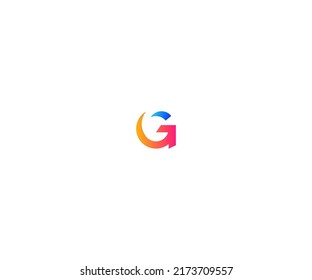 Latter G Logo Template vector Abstract Monogram Symbol	