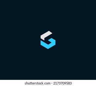 Latter G Logo Template vector Abstract Monogram Symbol	