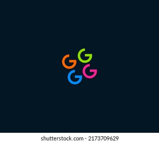 Latter G Logo Template vector Abstract Monogram Symbol	