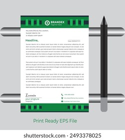 latter head design template layout vector,Letter Head Design For corporate Business. 