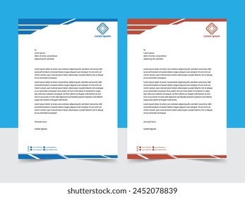 Latter Head Design,Creative Business Latter Head Corporate company letterhead,modern Pad Design.