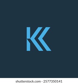 Latter K Logo Template vector Abstract Monogram Symbol