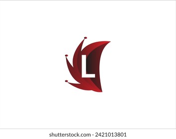 LATTER L creative initial latter logo . company logo.