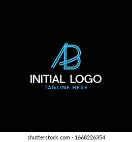 letzteres Logo ab abstraktem minimalistischem Design