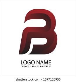 latter logo B concept font
