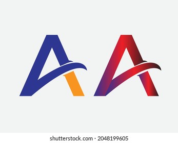 A Latter Logo Design with EPS