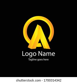 Latter A Logo design template
