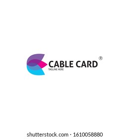 The latter logo. An icon with the first latter name of the company or brand is the latter mark logo.