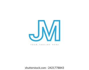 Latter  Logo JM Template vector Abstract Monogram Symbol