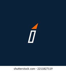 I Latter Logo Template vector Abstract Monogram Symbol