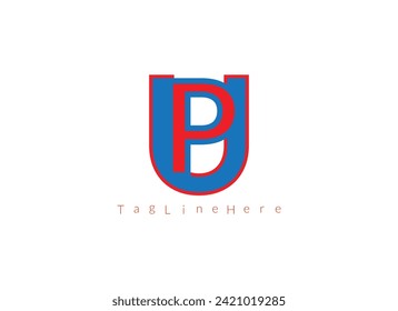 UP  latter logo useful and unique latter