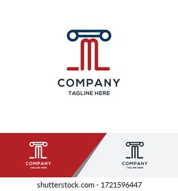 Latter m logo. law logo suitable for your company. A unique, exclusive, elegant, professional, clean, simple, modren law logo. It would be perfect for your company
