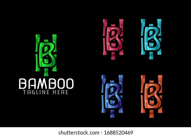  Marca más reciente , Minimalista, moderna, creativa , Marca de palabras,Tecnología , Diseños de logotipos , con vector de bambú