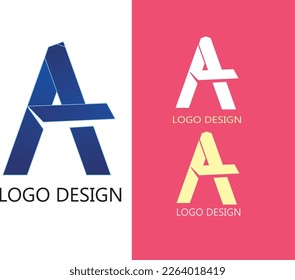 A latter modern logo design 