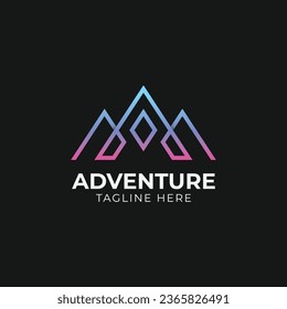 A latter mount adventure logo
