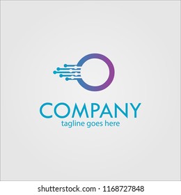 Latter O Logo Template Design